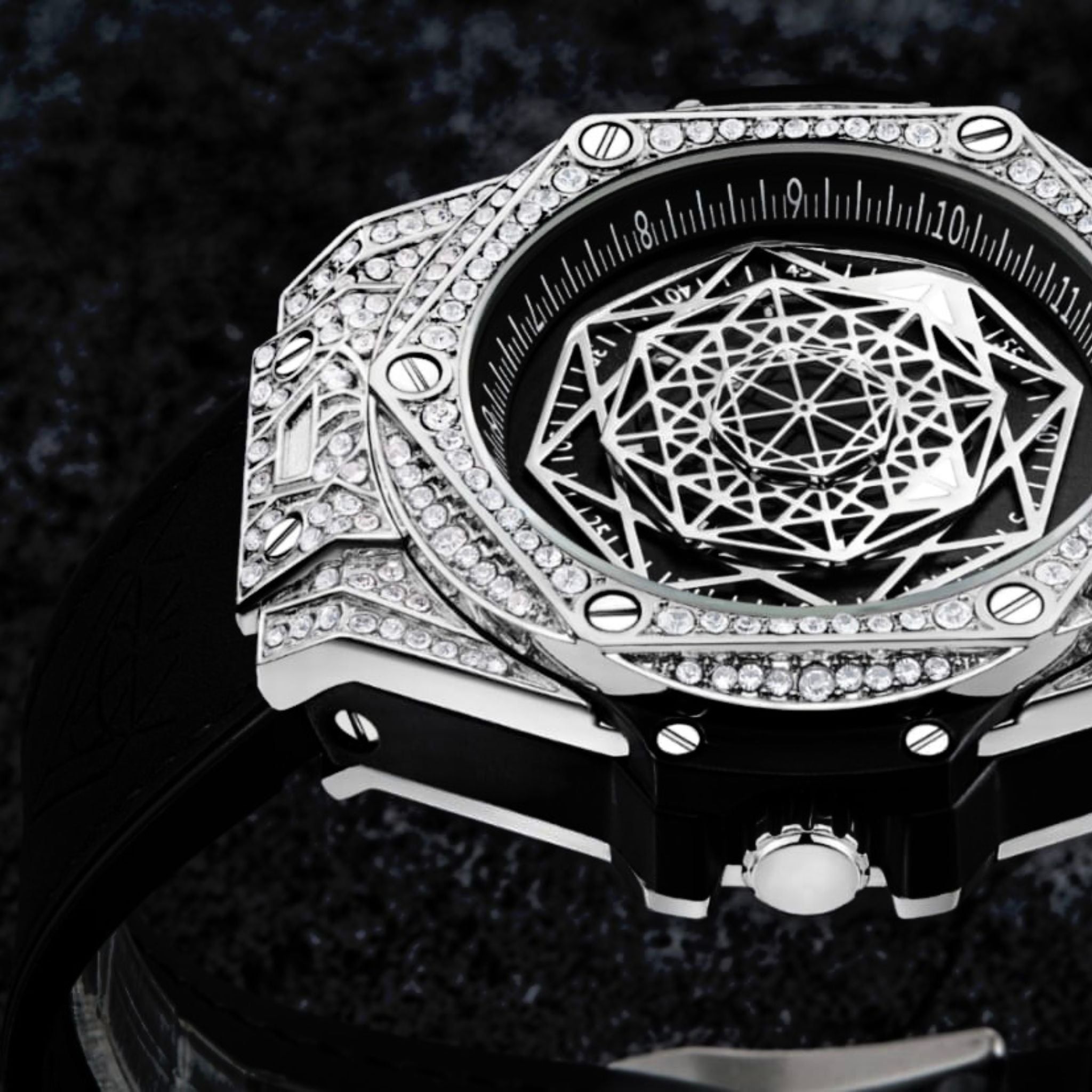 NEW Iced Octagon - Silver - Streetice
