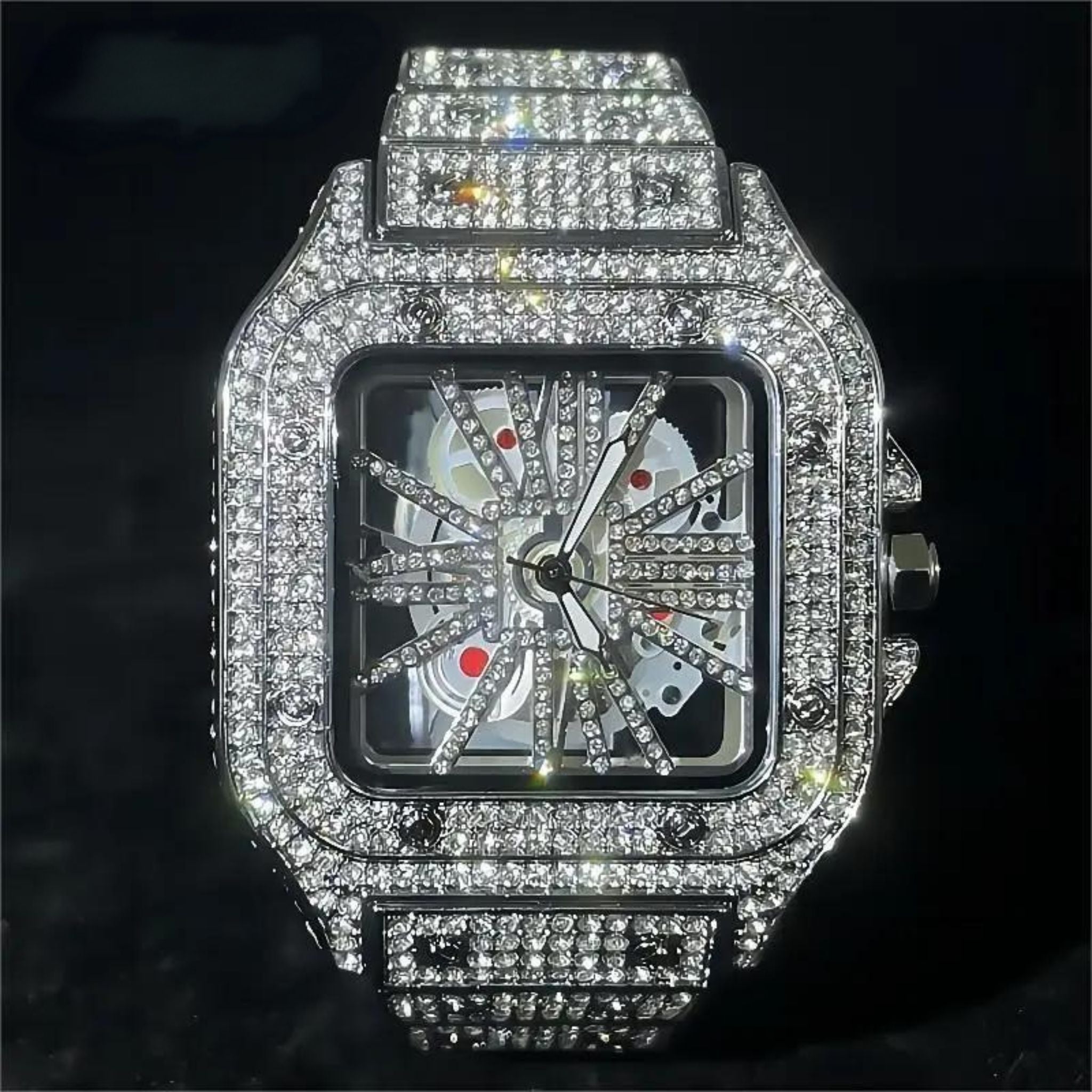 Iced Skeleton Watch - Streetice