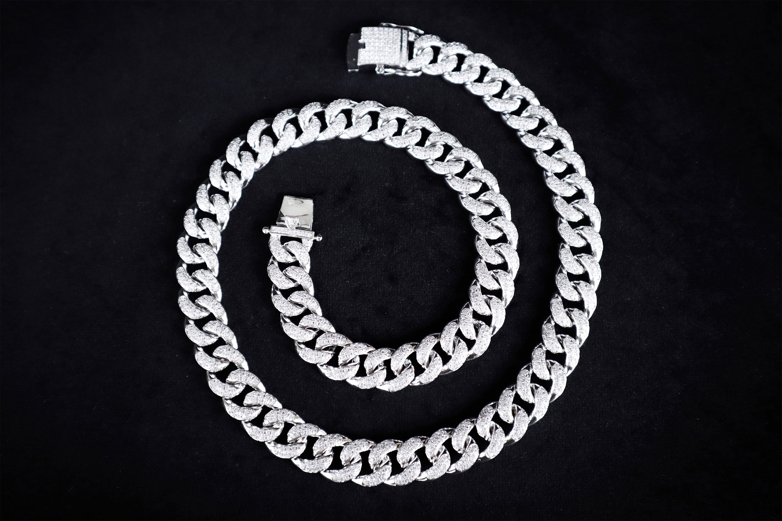 Tennis & Miami Cuban Choker set - Streetice