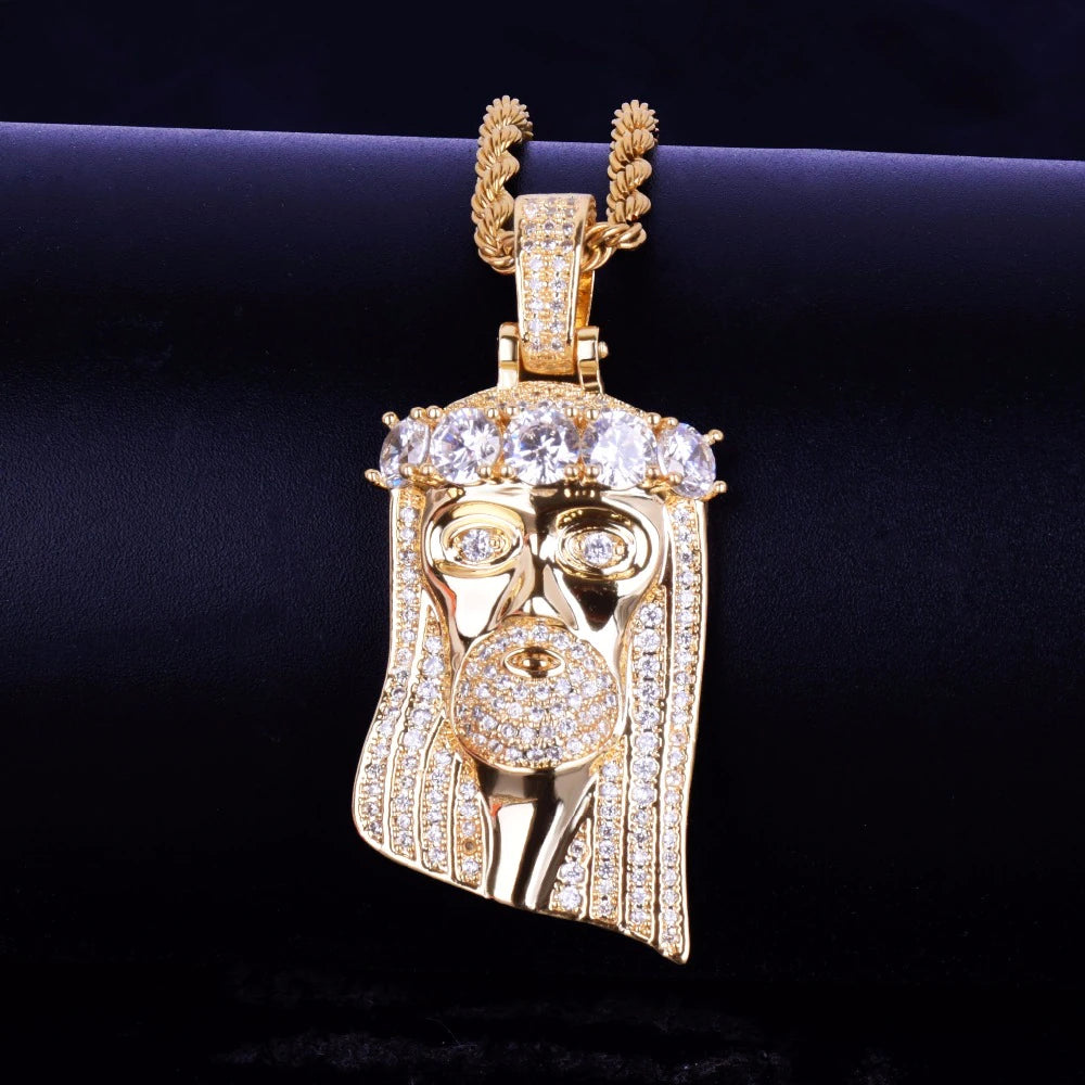 Iced Jesus Pendant - Streetice
