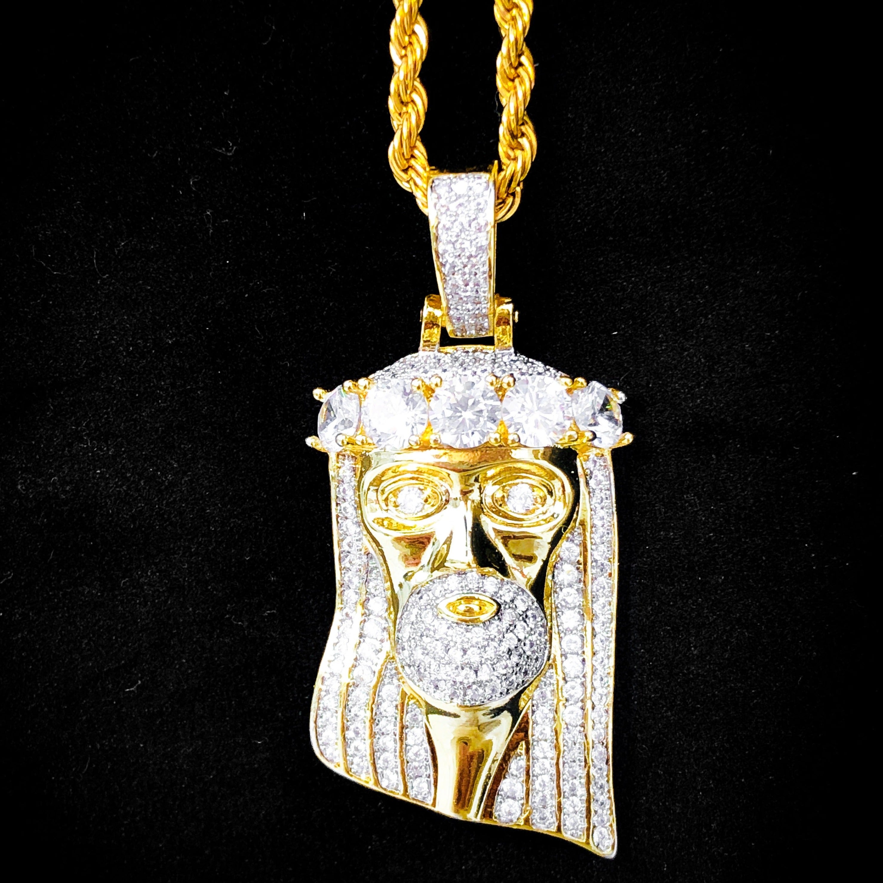 Iced Jesus Pendant - Streetice