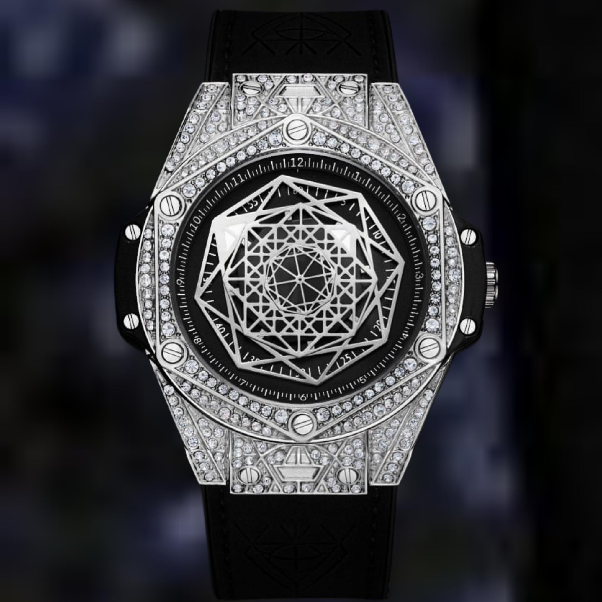 NEW Iced Octagon - Silver - Streetice