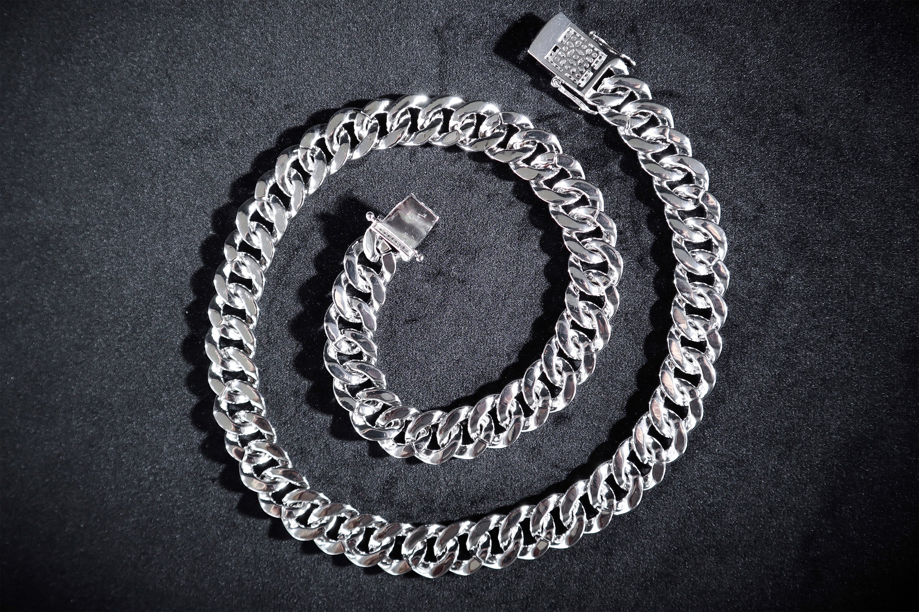 Miami Cuban Necklace & Bracelet Combo Set - Streetice