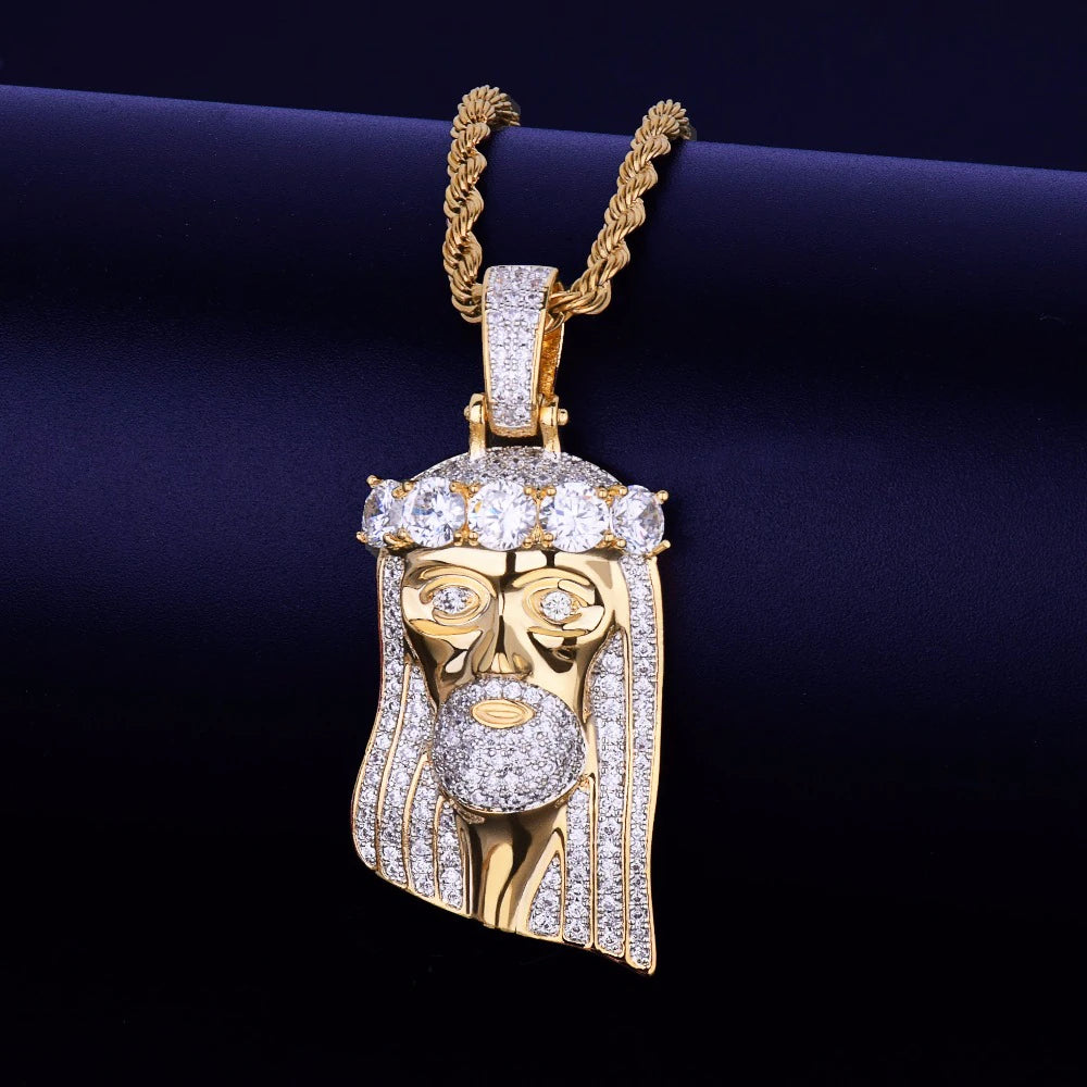 Iced Jesus Pendant - Streetice